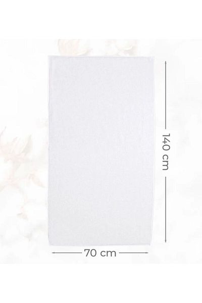 Özdilek Λευκή Πετσέτα Μπάνιου Ξενοδοχείου - 70x140