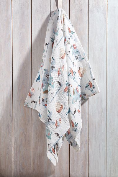 Tuğba Kuğu 2 Layer Muslin Blanket - Summer Vibe Pattern 10