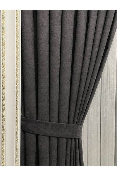 Erdoğanlar Koza Ada Fonluk Anthracite Single Wing 1/3 Frequent Pile