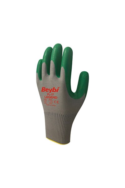 Beybi Pl17 Glass Polyester Latex Work Gloves, Size 9, 1 Pair