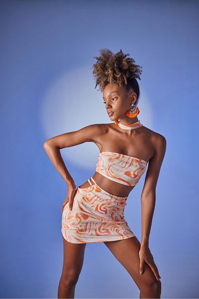 HOLLY LOLLY Orange Kinney Suit Set