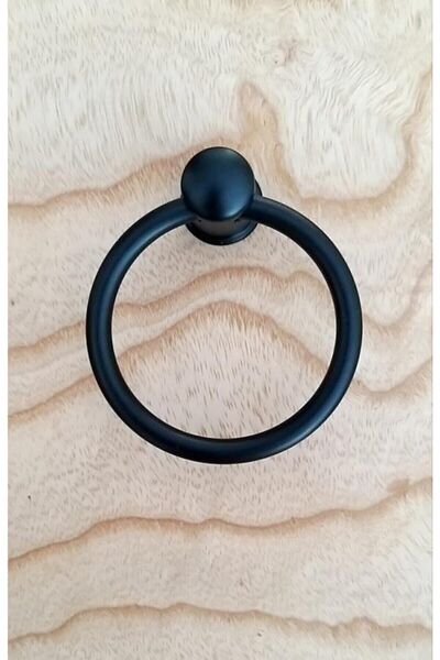 Pimador Halka Mat Siyah Sarkaç Dolap Kulp 20 Adet