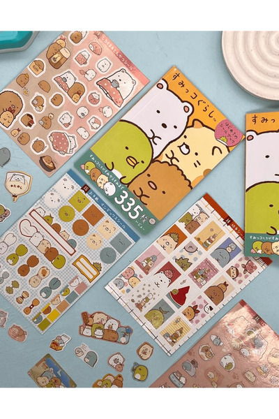 Kağıt Gemi Dükkan Autocolant pentru caiet Sumikko Gurashi / Bullet Journal / Ornament pentru caiet / Autocolant
