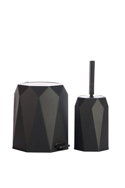 okacih 2 Piece Bathroom Set Trash Can Toilet 2 Pieces