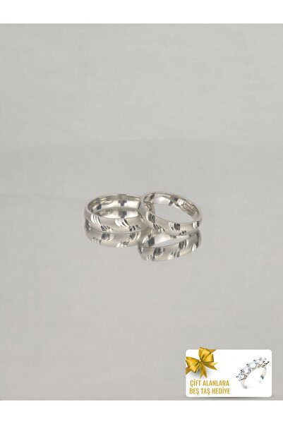 Twem Silver Modern Klasik Rüya Uyum 925 Ayar Gümüş Alyans Çift Alıma Beştaş Hediye (TEK YÜZÜK FİYATIDIR)