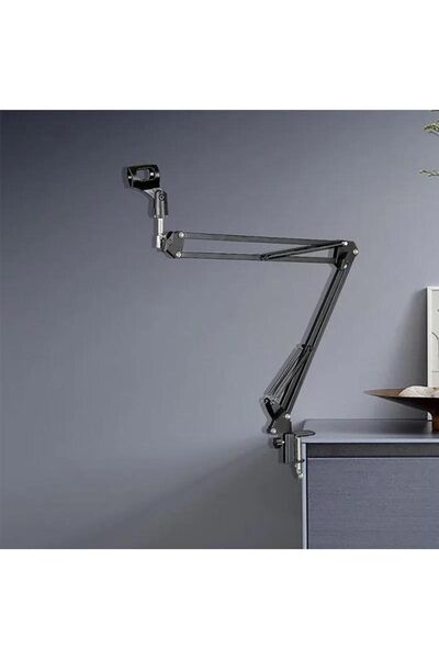 Voground N19 Evrensel mikrofon stand tutucu breketi mikrofon stand yayıcı aks...