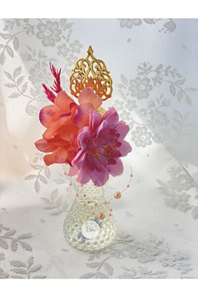 Etika Flowers Nişan Isteme Süslü Kolonya Şişesi, Limon Kolonyası