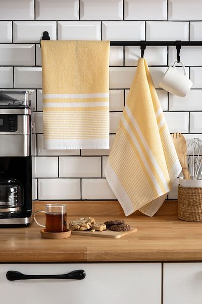 Vionel Home Husă nutritivă 45x60cm - uscare din 2 bucăți, 100% bumbac, absorbant mare de apă, șervețel de servire multifuncțional