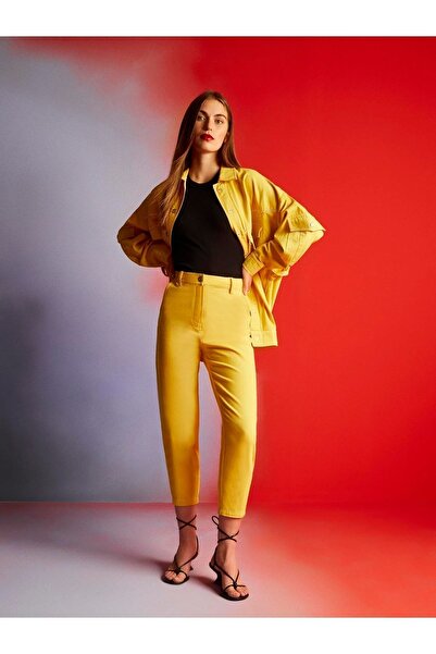 Nocturne Yüksek Bel Mom Jean Pantolon