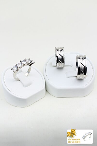 Twem Silver Renkli Ruh Uyum Halkası 925 Ayar Gümüş Alyans, Nişan Ve Söz Yüzüğü (TEK YÜZÜK FİYATIDIR)