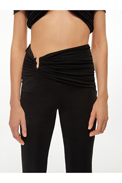 Nocturne Drape Detaylı Ispanyol Paça Pantolon