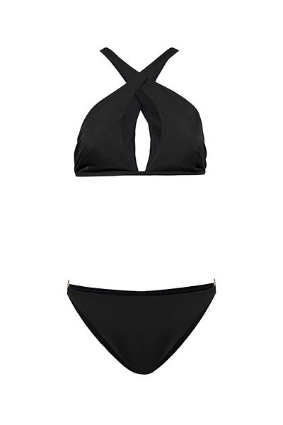 Nocturne Cross Strap Bikini Set