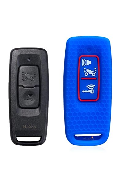 Alazpay Husă pentru chei din silicon cu model compatibilă cu Honda Pcx și Xad...