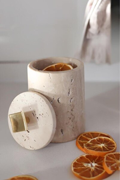 Akayev Ela Spice Rack Marble Travertine