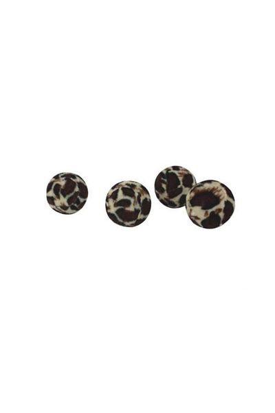 Zampa Set of 4 Leopard Patterned Ball Toys
