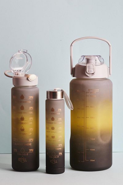 Perotti Misale 3-Piece Tritan Sports Water Bottle - 2 L, 900ml, 600ml Water Bottle