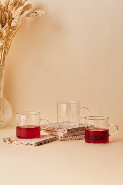 Perotti Dg3250 Fausto 6 Piece Borosilicate Mini Glass Coffee And Tea Cup