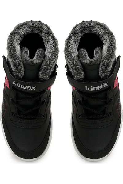 Kinetix Neon Fuchsia - Cizme de exterior cu gleznă neagră pentru fete