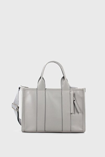 LUNABLU Women's Gray Mini Tote Bag