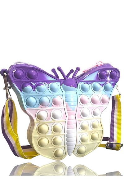 allwear Geantă Popit din Silicon Model Fluture