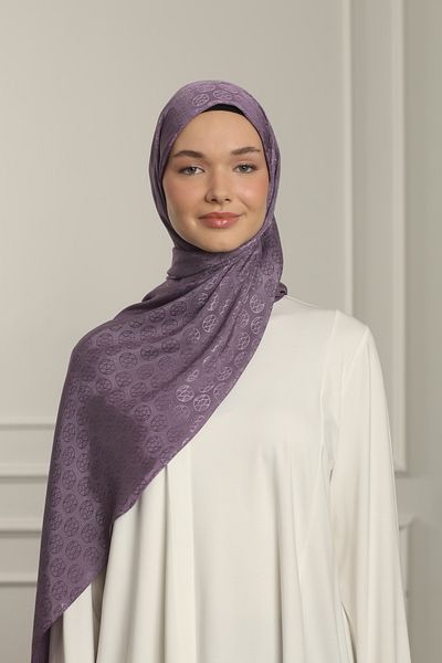 MAQ DESIGN Shine Silky Jacquard Shawl