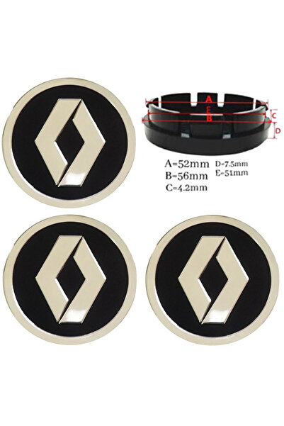 Depar RENAULT JANT GÖBEK ARMASI 56-52 MM KOYU GRİ 3D 8200043899 4 ADET