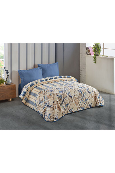 Kristal KRİSTAL BY TAÇ KALIN TEK KİŞİLİK BATTANİYE LUNA MAVİ