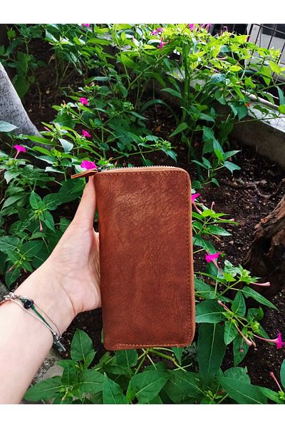 Ozka Leather Collection Портфейл с отделение за телефон