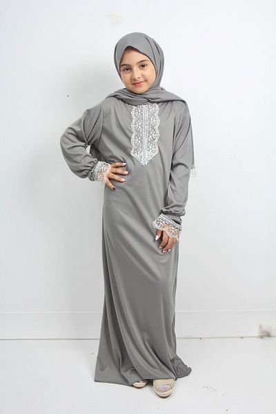 Kutay Collection Stylish Medium Length Prayer Dress for Girl - Anti-Sweat Young Ferace