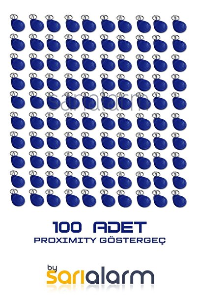 sarıalarm Manyetik Anahtarlık Göstergeç 100 Adet ( Proximity )