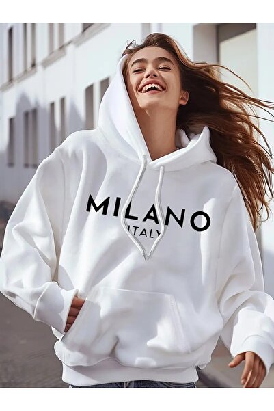 PALPİTO Bela Milano Štampano ženska majica sa kapuljačom - 3 niti