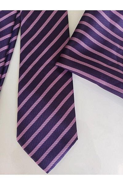 ARDSU Handmade Handmade Silk Tie and Handkerchief