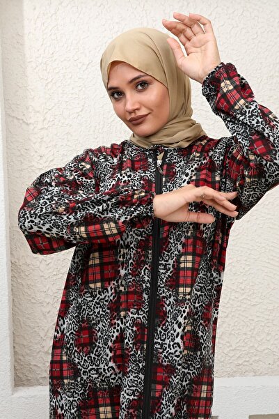 Kutay Collection Zippered Seasonal Hijab Prayer Dress - Anti-Sweat Clothing and Flowy Ferace