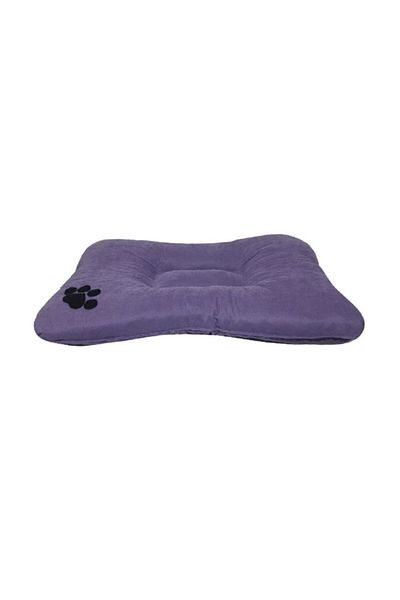 Patili Evler 70x100 Cm Large Size Indoor Dog Bed - Violet Color