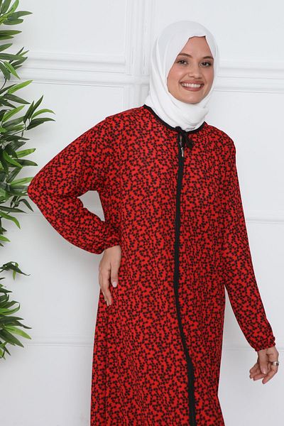 Kutay Collection Cotton Zippered Seasonal Women's Prayer Dress