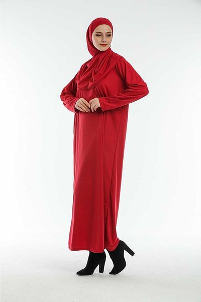 Kutay Collection Hijab μονόχρωμο εποχιακό φόρεμα προσευχής - Ρούχα κατά του ιδρώτα