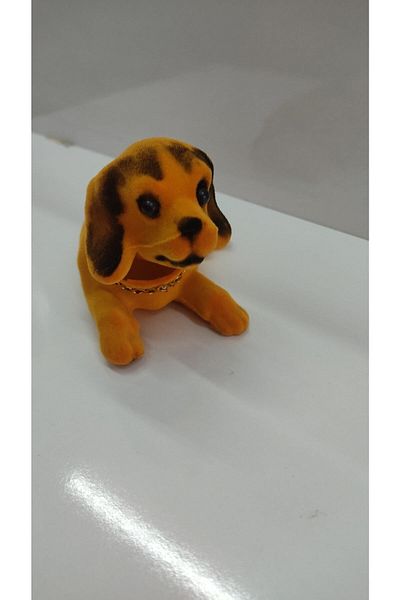 GÖNÜL Dog Waving Head Car Ornament Orange -001236