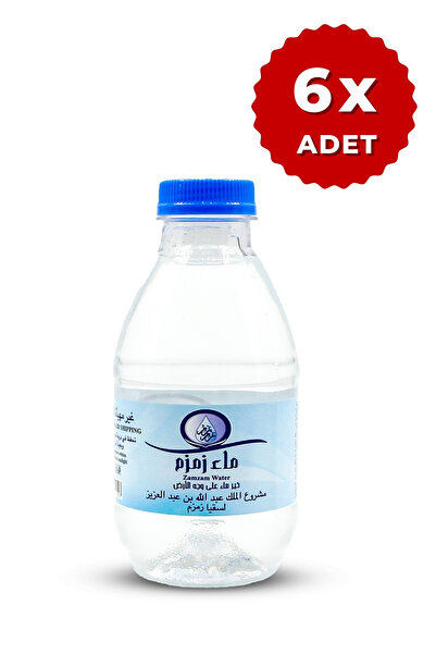 payitaht hurma Zemzem Suyu Hac Umre Mevlüt Için 6 Adet 250ml Zemzem Suyu 6x250