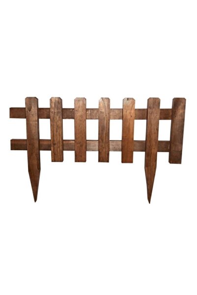 pinoxi Ahşap Bahçe Çiti Küçük Boy Çit 60x25/40cm