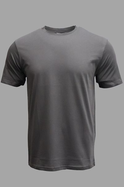 DK DAKSEL Βαμβακερό ανδρικό μπλουζάκι Dark Smoke Color Regular Fit DKS1000