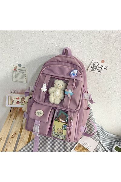 SERİN Design Bear, Accessory School Bag, Korean Style