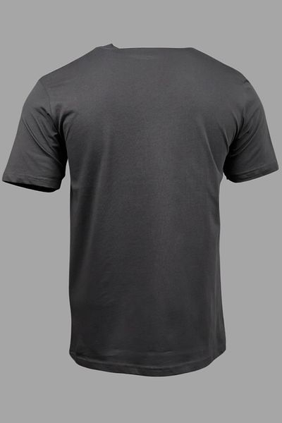 DK DAKSEL Βαμβακερό ανδρικό μπλουζάκι Dark Smoke Color Regular Fit DKS1000