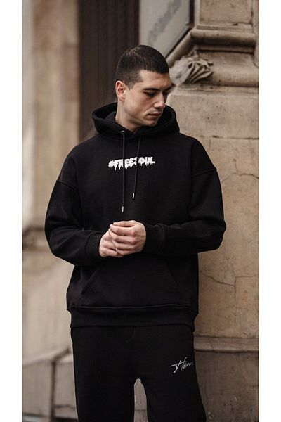 HYPERS Freesoul Oversize Hooded Sweatshirt - Printed