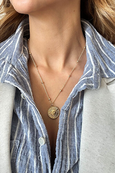 New Obsessions قلادة سلسلة ميدالية من You Are My Lucky Star