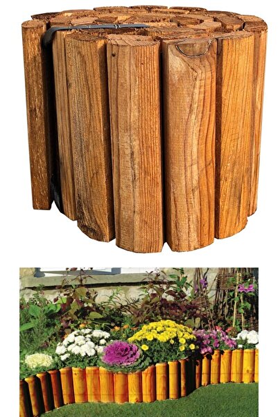 Genel Markalar P İ N O X İ Ahşap Bahçe Çiti Bahçe Bordür 20x150 Cm