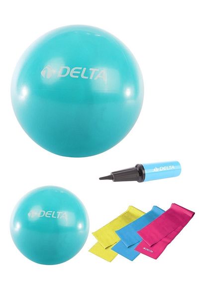 Delta 3-piece Pilates Tape and 6-piece Pump Set Suitable for 160 Cm - 169 Cm Height Range