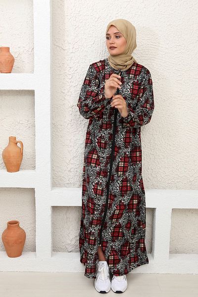 Kutay Collection Zippered Seasonal Hijab Prayer Dress - Anti-Sweat Clothing and Flowy Ferace