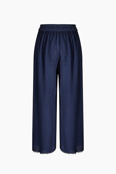 İKİKIZ Linen - Relaxed Cut Navy Pants