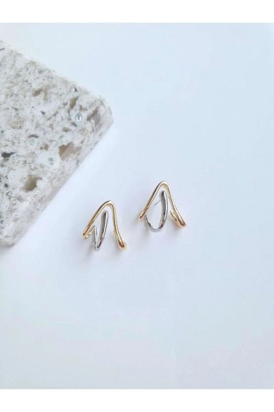Vola Collection Vip Double Color Earrings Gift for Lover