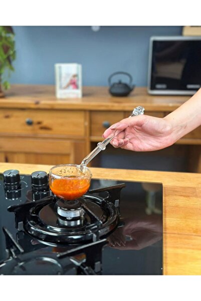 Vivien Home Isiya Dayanıklı Cam Yemek Kepçesi